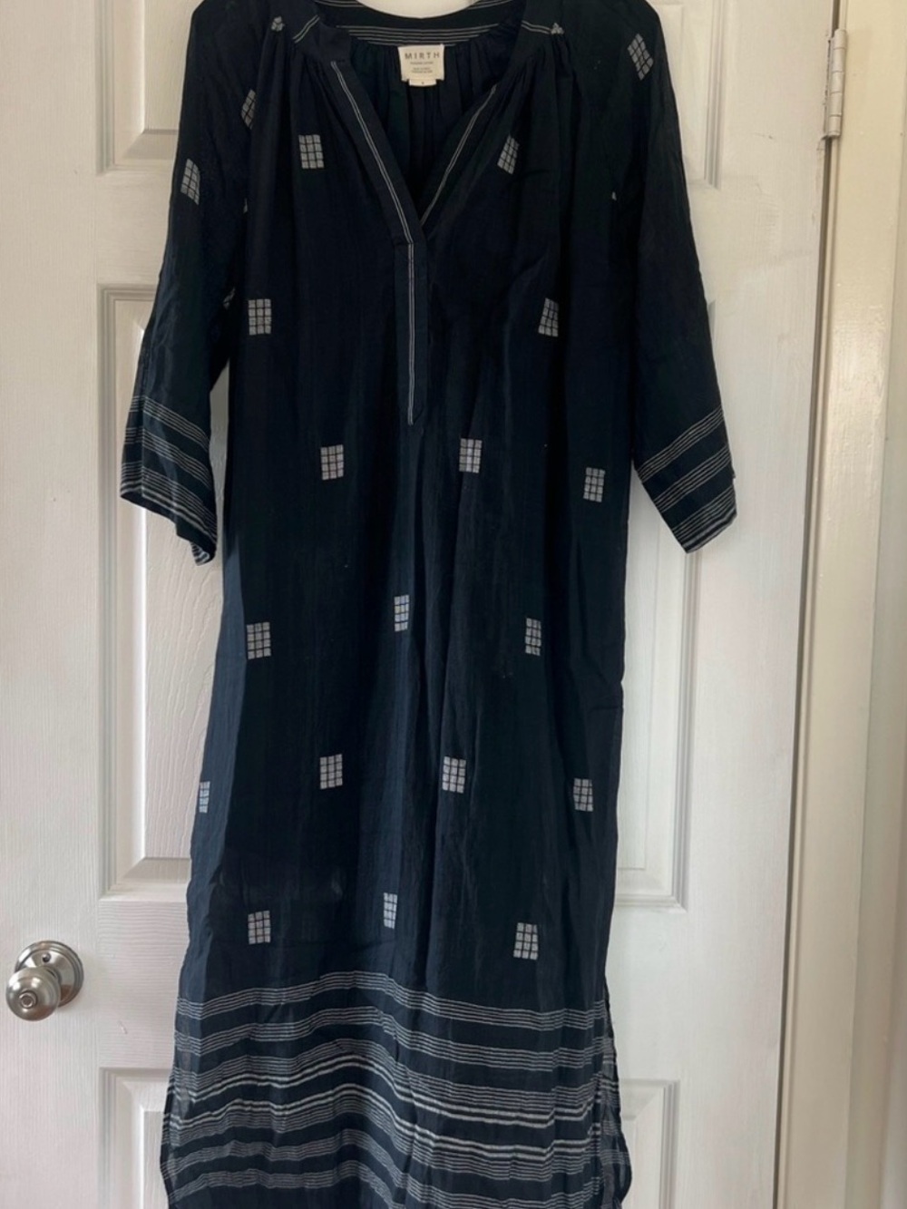 Mirth Cotton Voile Caftan Dress